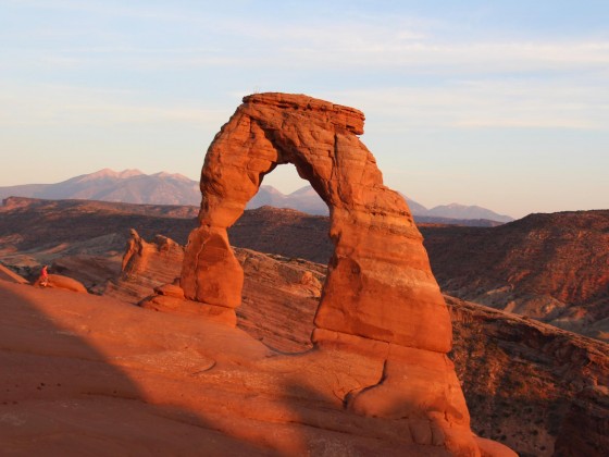 Sunset am Delicate Arch
